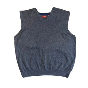 Izod sleeveless cotton sweater vest men’s large